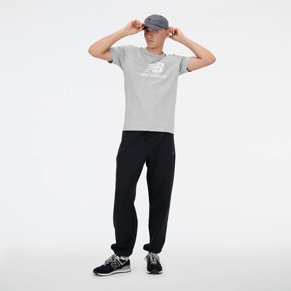 Férfi futópóló New Balance MT41502AG - szürke