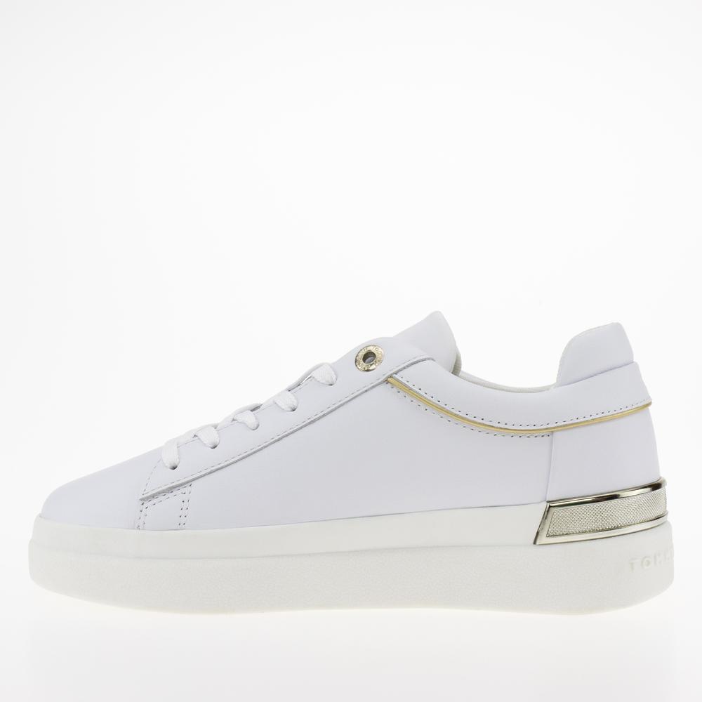 Cipő Tommy Hilfiger Lux Metallic Cupsole FW0FW07030-YBS - fehér