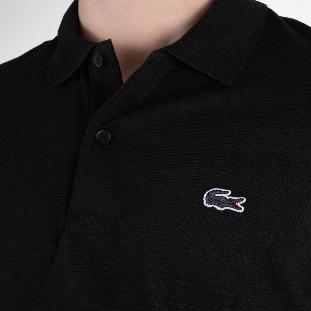 Póló Lacoste Regular Fit Cotton Blend Polo DH5522-031 - fekete