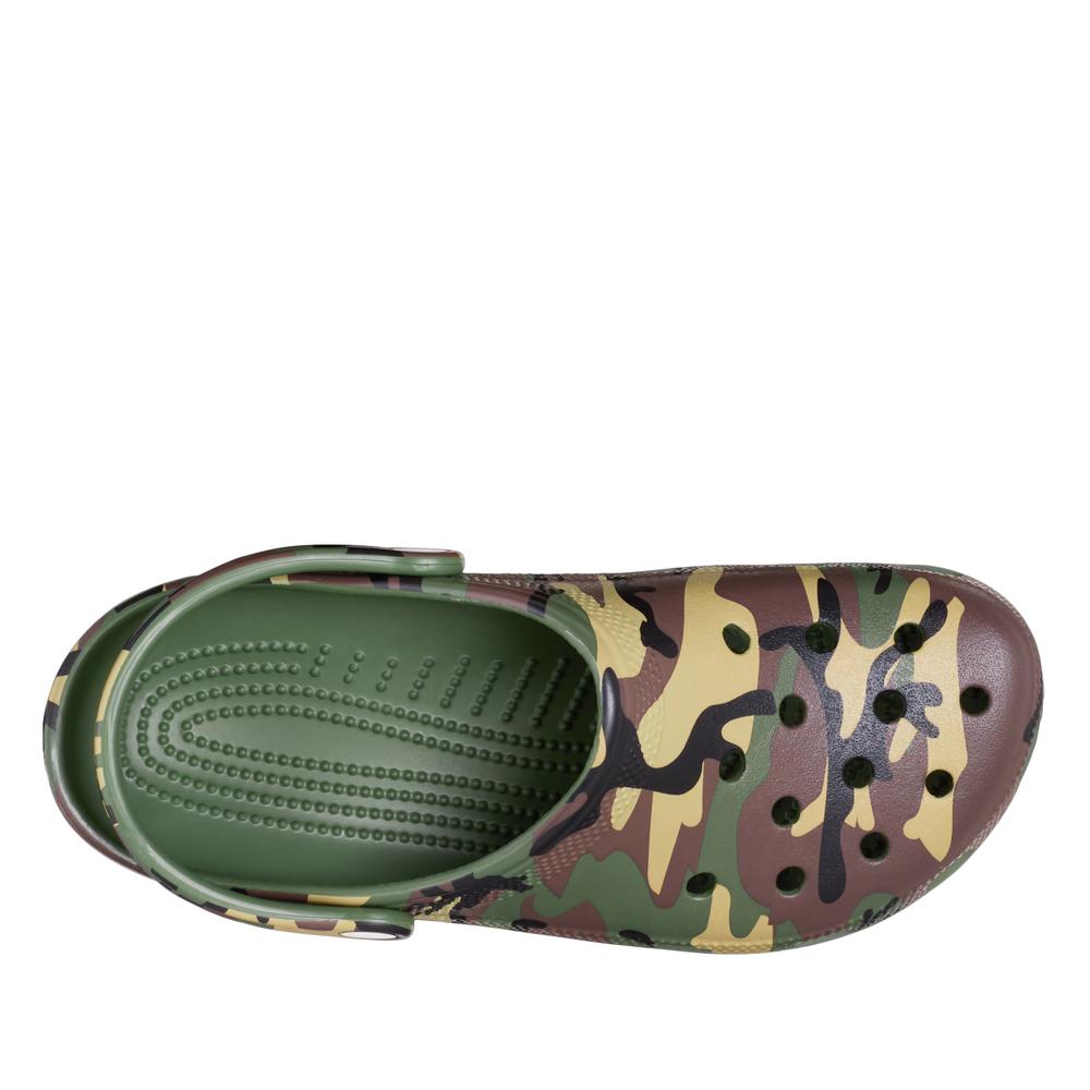 Unisex flip flop Crocs Classic Camouflage Clog 211936-3TC - többszínű