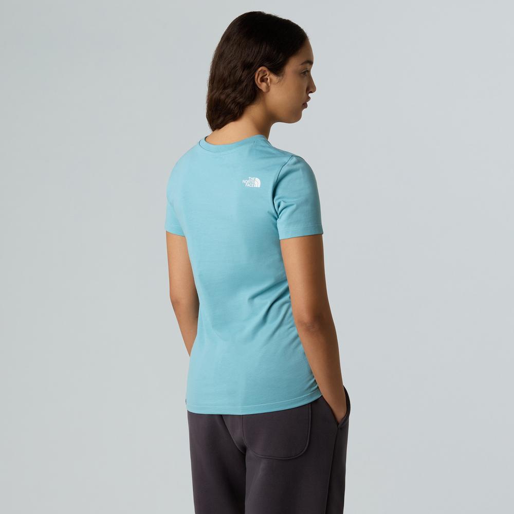 Női póló The North Face Simple Dome 0A87NHBOA1 - kék