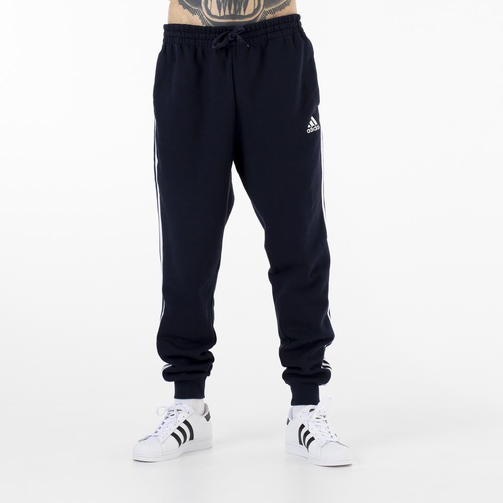 Alsonadrág adidas Essentials Fleece Fitted 3 Stripes GM1090 - sötétkék