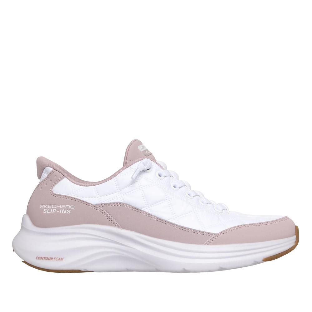 Női cipő Skechers Slip-ins: Contour Foam Cozy Fit 150404LAV - fehér