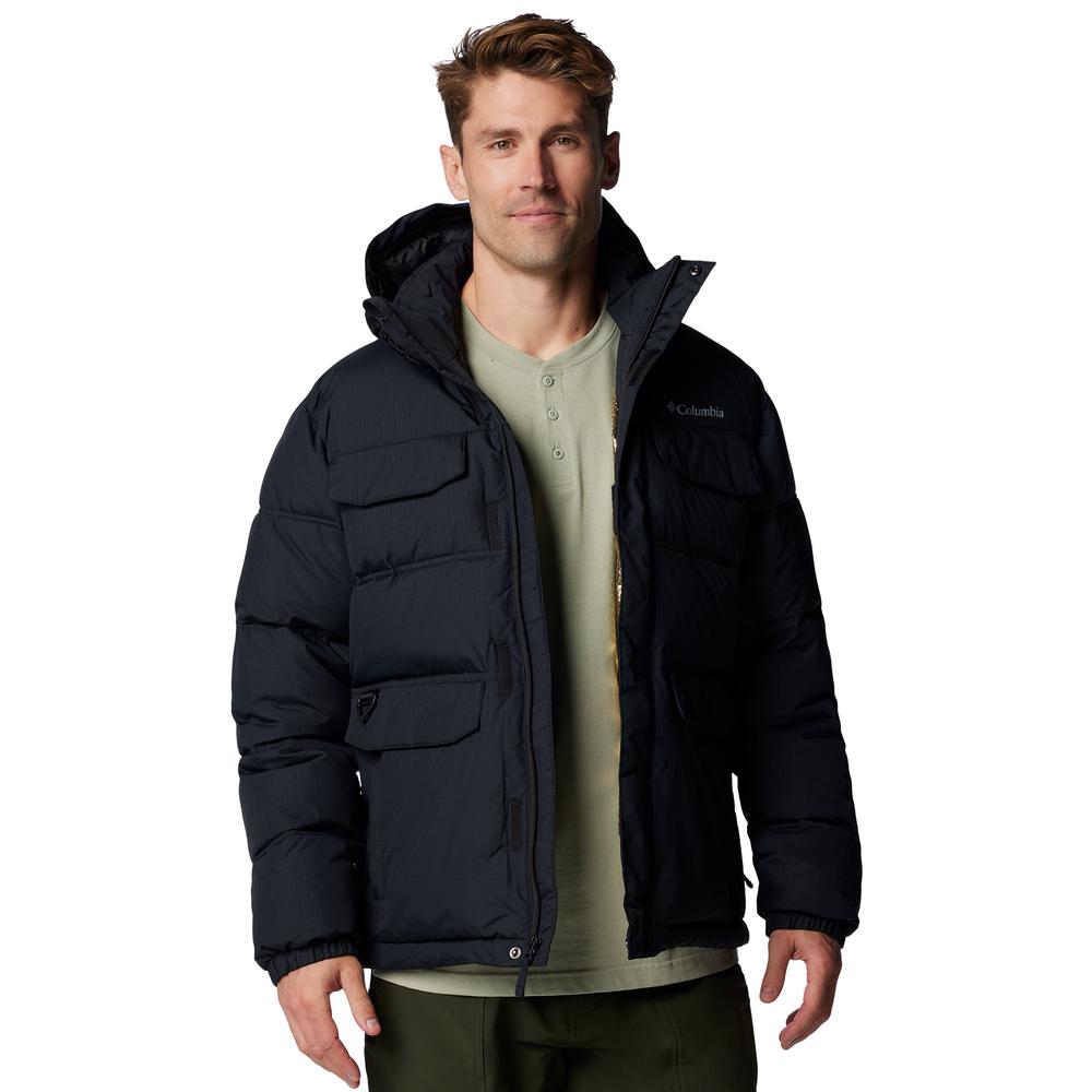 Férfi dzseki Columbia Landroamer Hooded Puffer 2088081010 - fekete