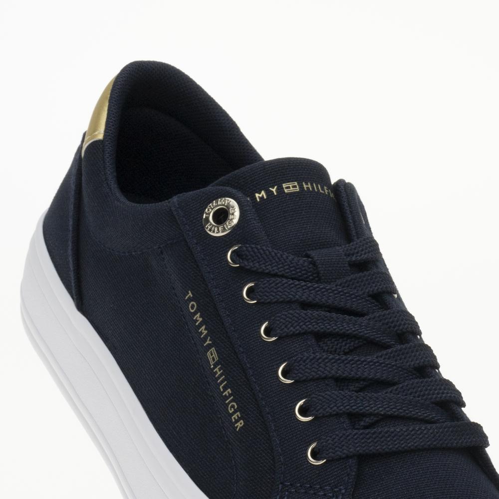 Cipő Tommy Hilfiger Essential Vulc Canvas FW0FW07682-DW6 - sötétkék