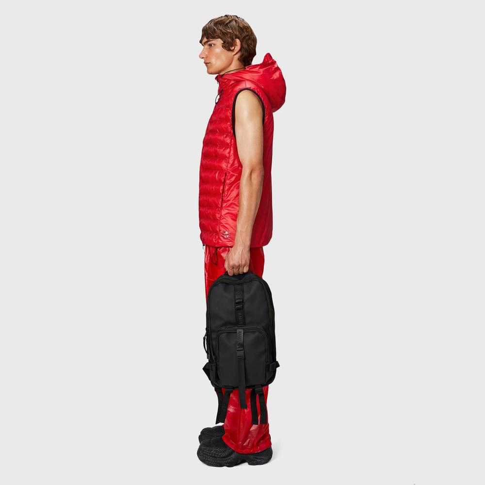 Hátitáska Rains Trail Rucksack W3 14350-01 - fekete