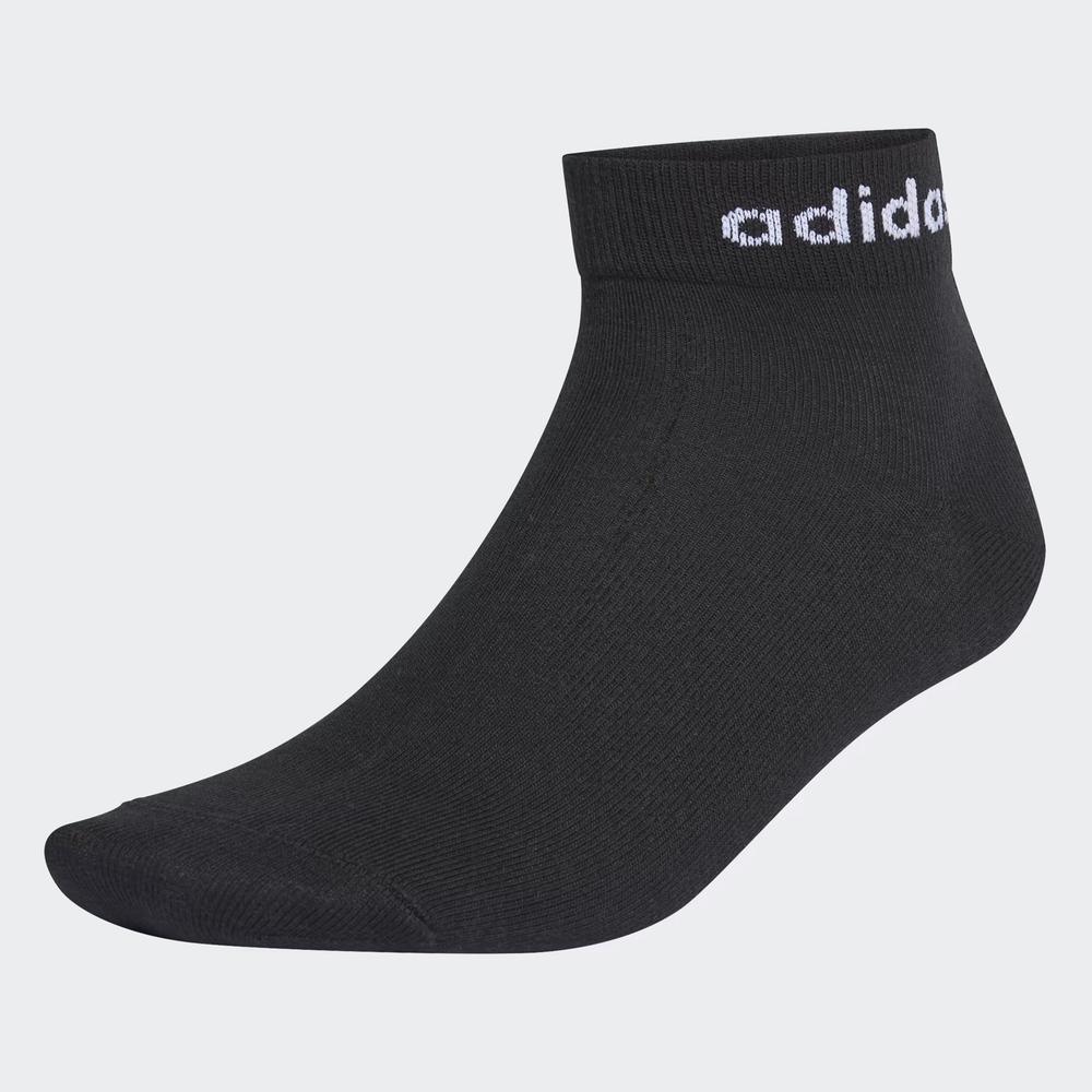 Zokni adidas Non-Cushioned Ankle Socks 3 Pairs GE6177 - fekete