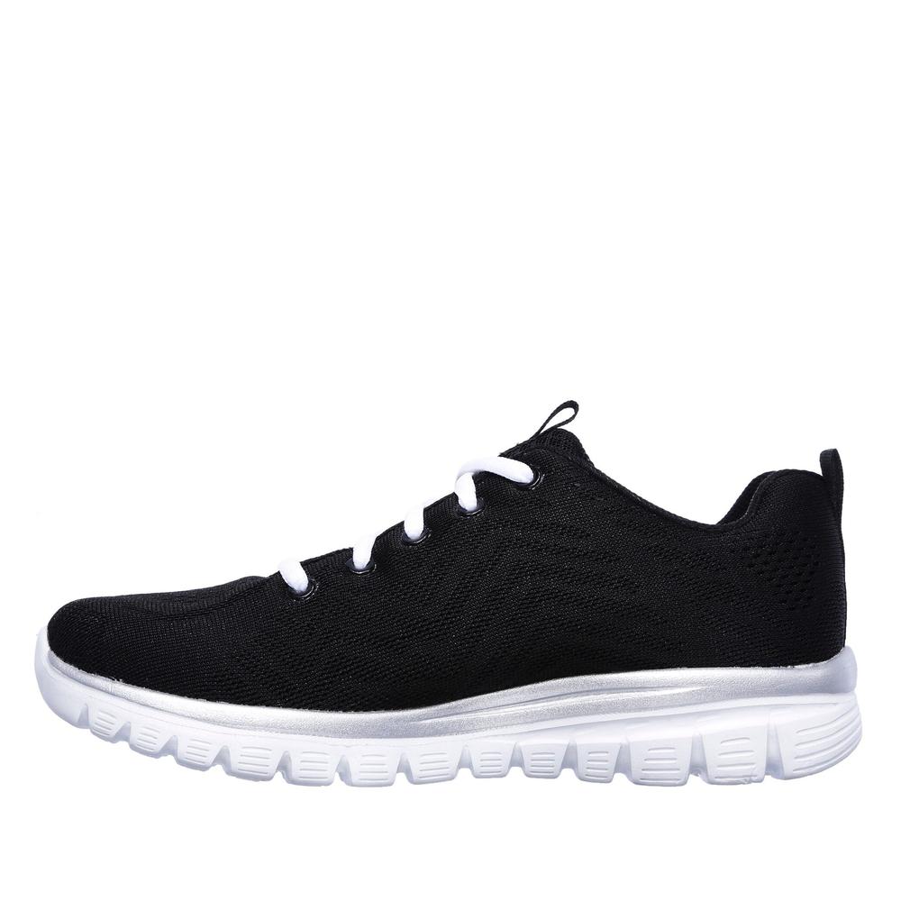 Cipő Skechers Graceful Get Connected 12615BKW - fekete