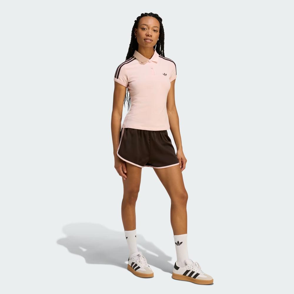 Rövidnadrág női adidas Originals 3-Stripes Sprinter KC9006 - barna