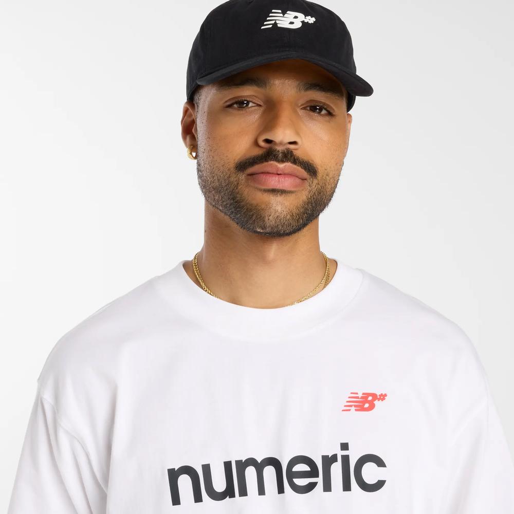 Férfi futópóló New Balance MT53704WT - fehér
