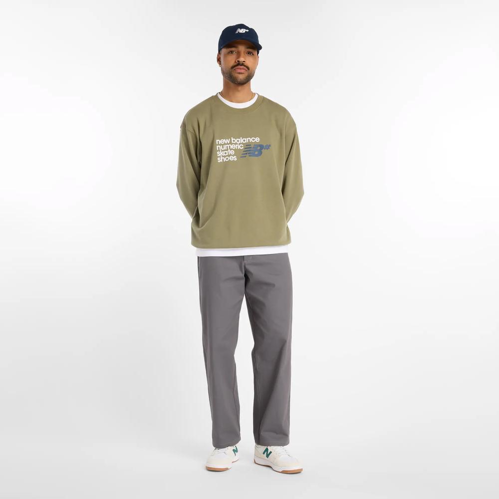 Férfi felső New Balance MT51952DEK - zöld
