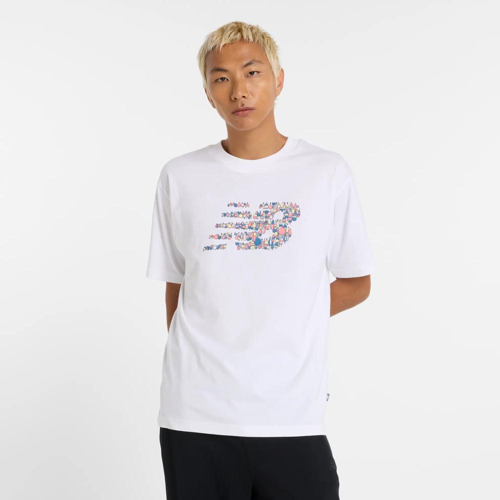 Férfi póló New Balance MT51920WT - fehér