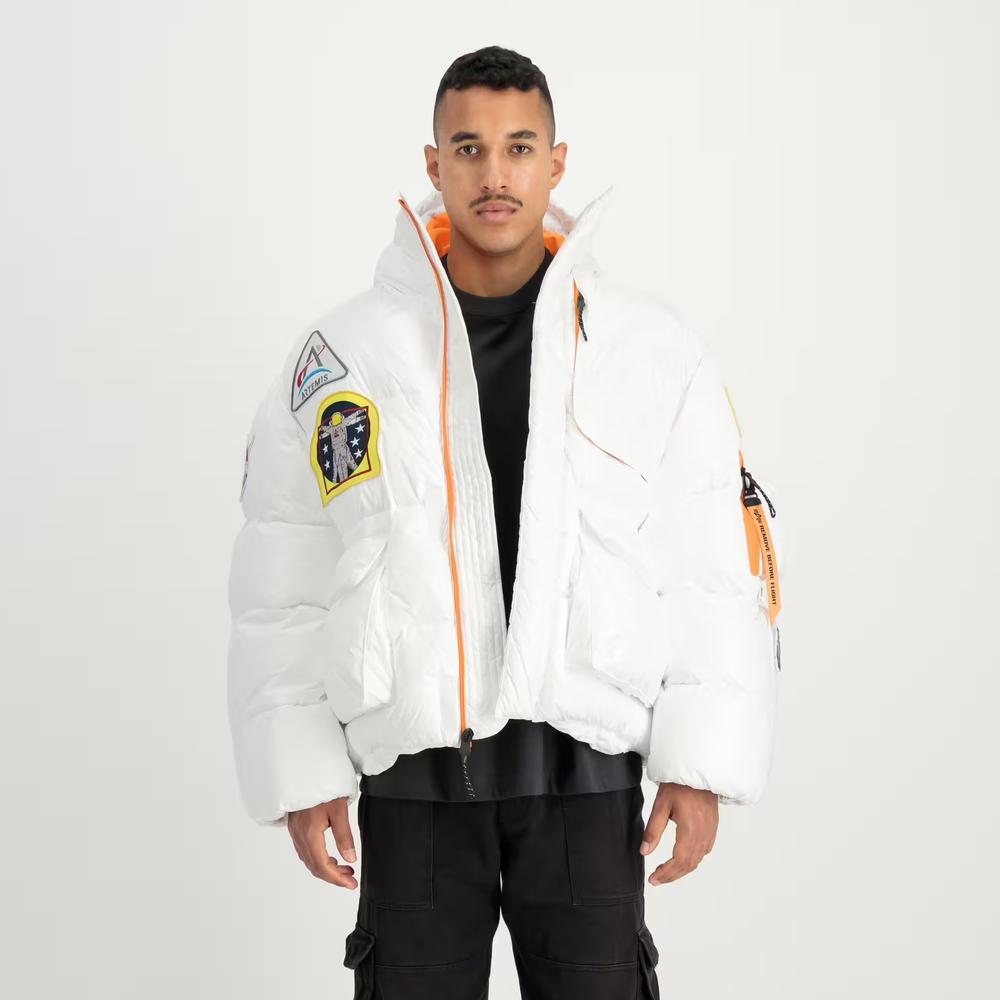 Dzseki Alpha Industries Nasa Puffer Artemi 14813609 - fehér