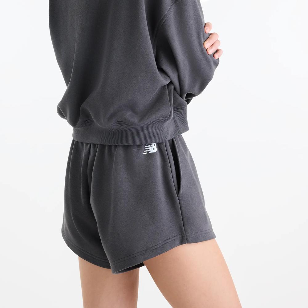 Női rövidnadrág New Balance Trackside WB62232JBLK - szürke