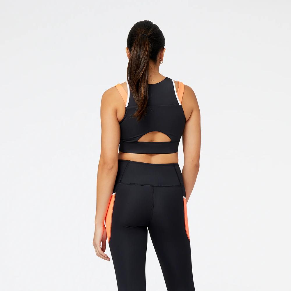 Női top New Balance WB21110NDF - fekete