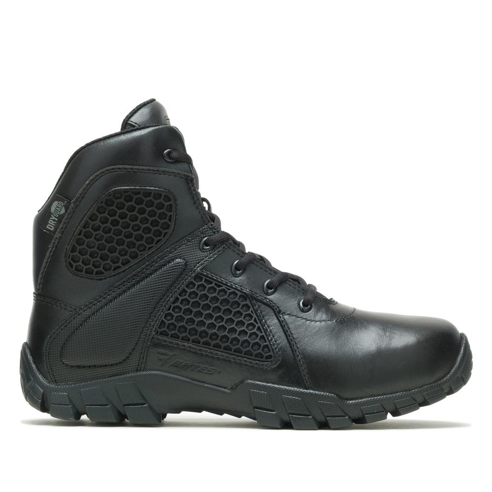 Cipő Bates  Shock 6 Side Zip E07006 - fekete
