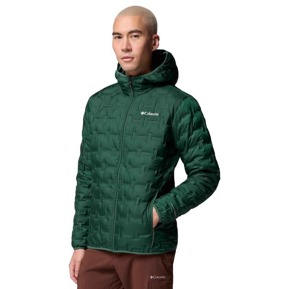 Férfi dzseki Columbia Delta Ridge II Down Hooded 2086222375 - zöld