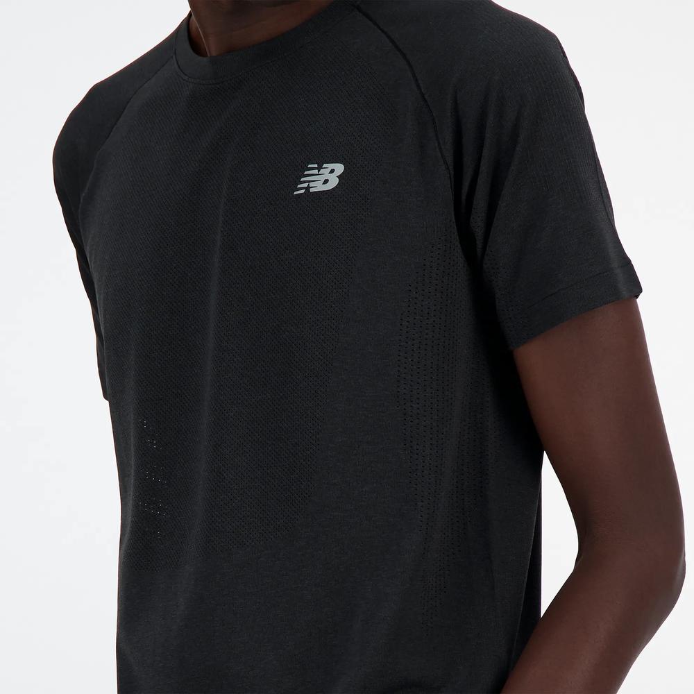 Férfi futópóló New Balance MT41080BK - fekete