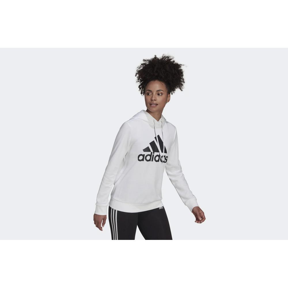 Pulóver adidas Essentials Relaxed Logo Hoodie HD1800 - fehér