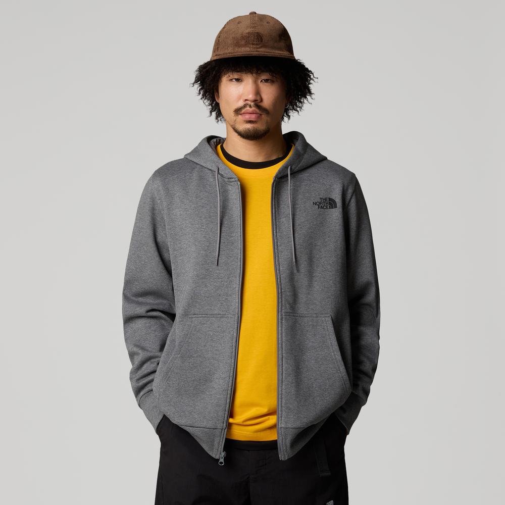 Pulóver The North Face Simple Dome Full Zip 0A89FDDYY1 - szürke