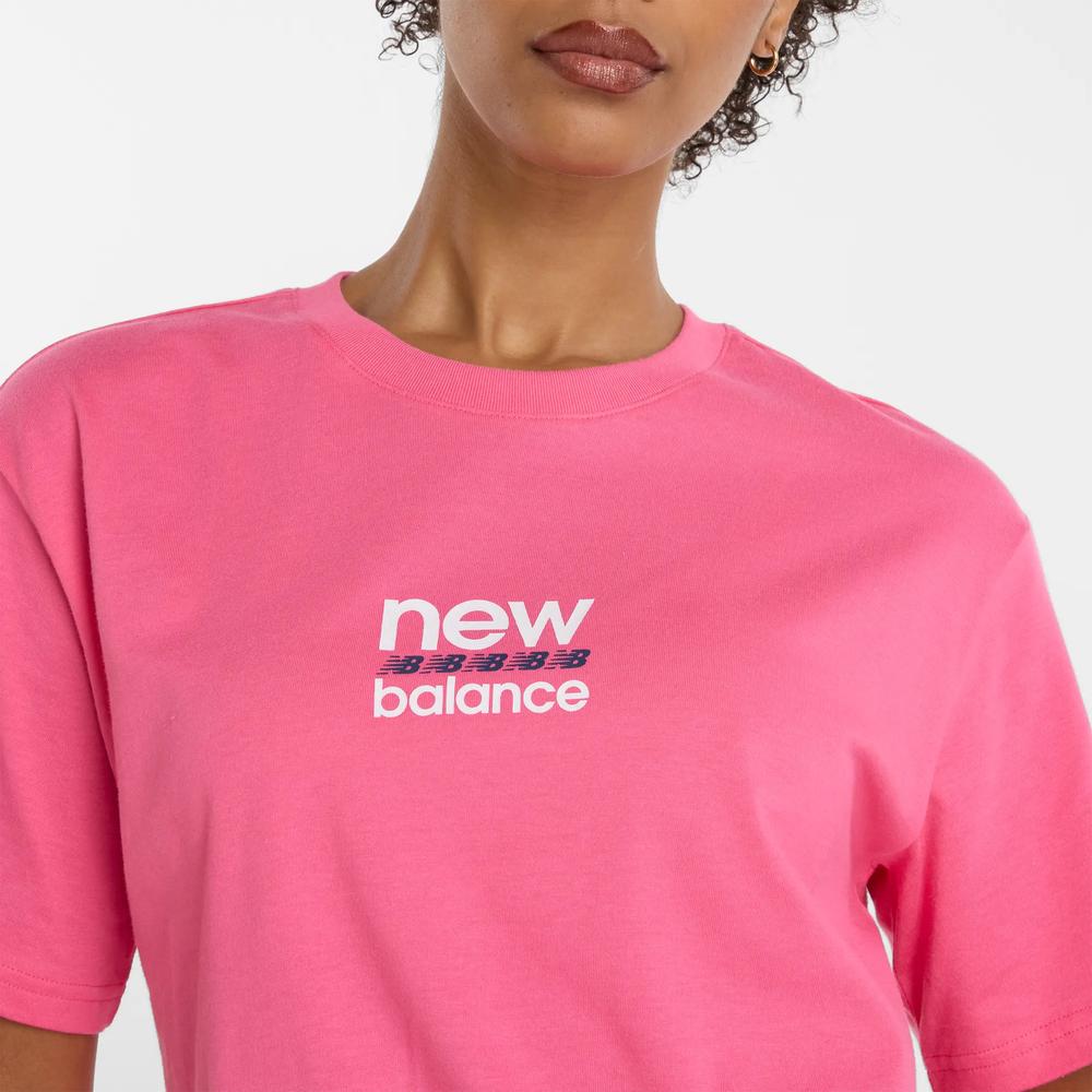 Női póló New Balance WT51541DAB - rózsaszín