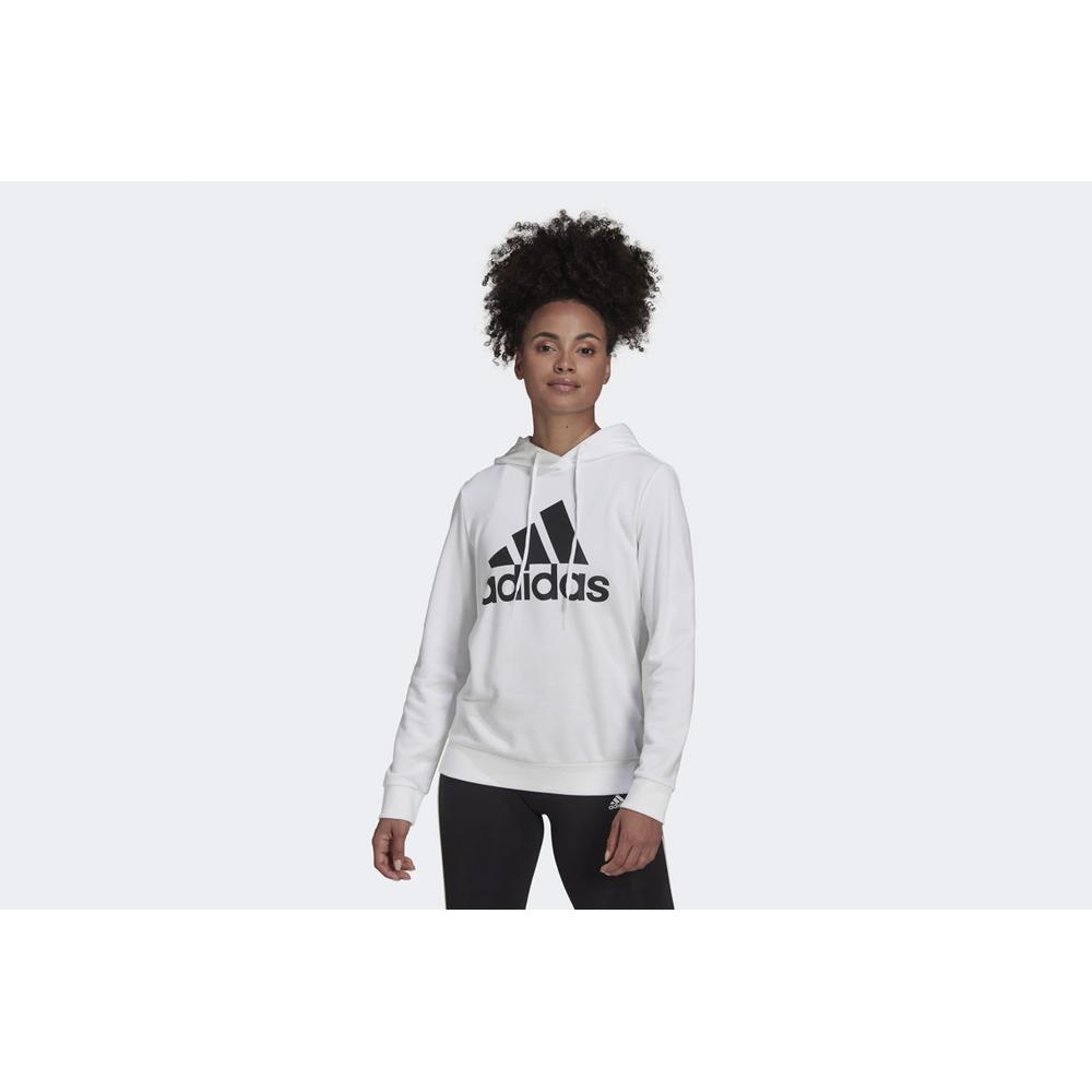 Pulóver adidas Essentials Relaxed Logo Hoodie HD1800 - fehér