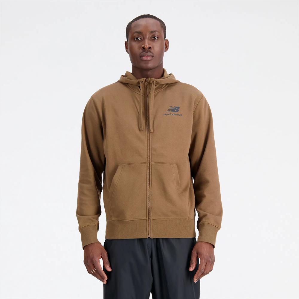 Férfi felső New Balance MJ31536DHE – barna