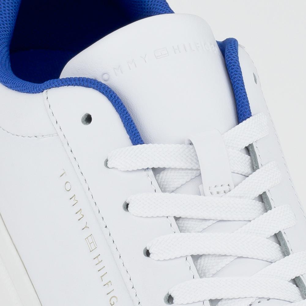Cipő Tommy Hilfiger Feminine Sneaker With Color Pop FW0FW06896-0LA - fehér