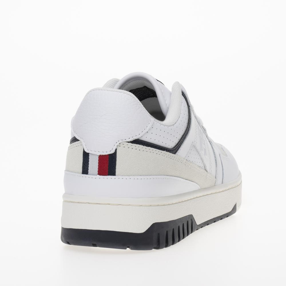 Cipő Tommy Hilfiger Basket Street Mix FM0FM04970-YBS - fehér