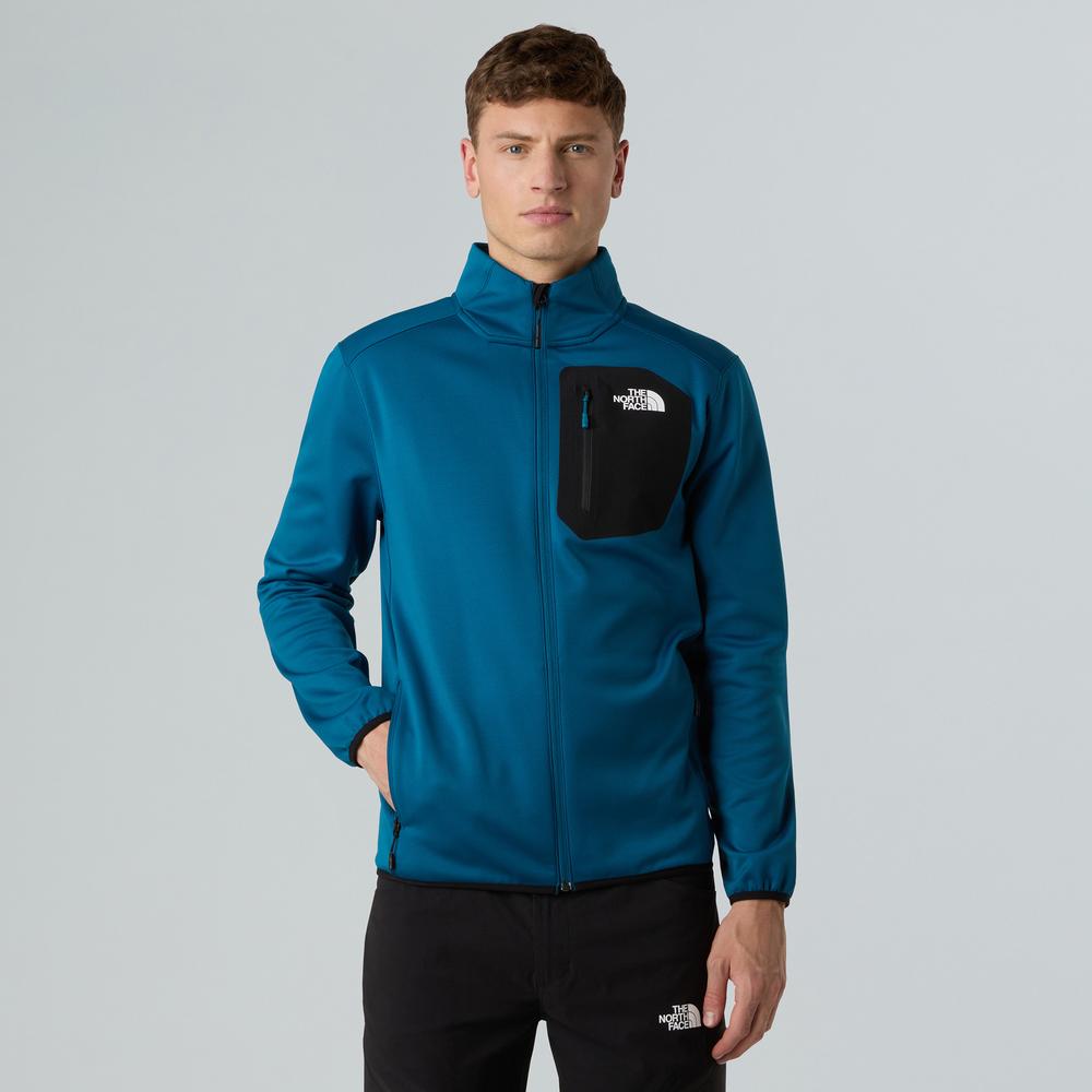 Pulóver férfi The North Face Crest 0A897CEIY1 - kék