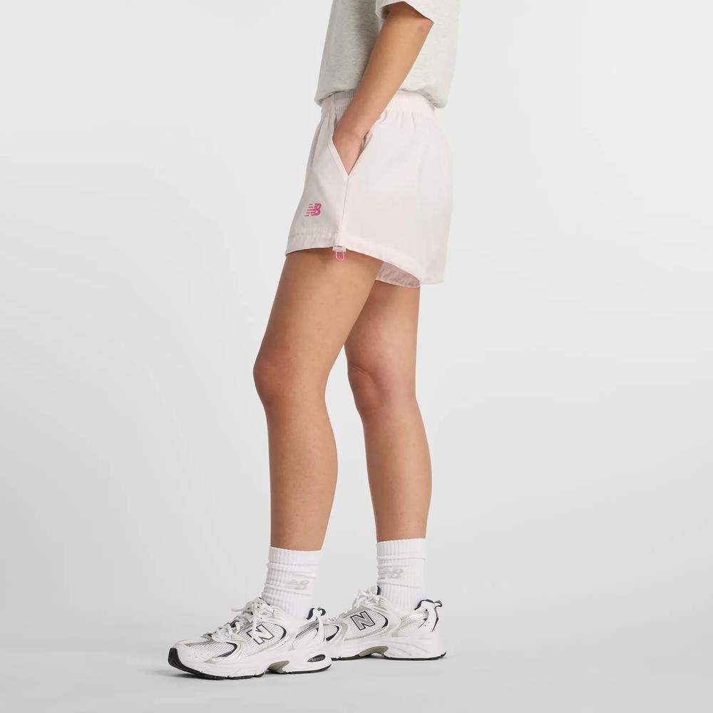 Női rövidnadrág New Balance WB61P9JPAAA - rózsaszín
