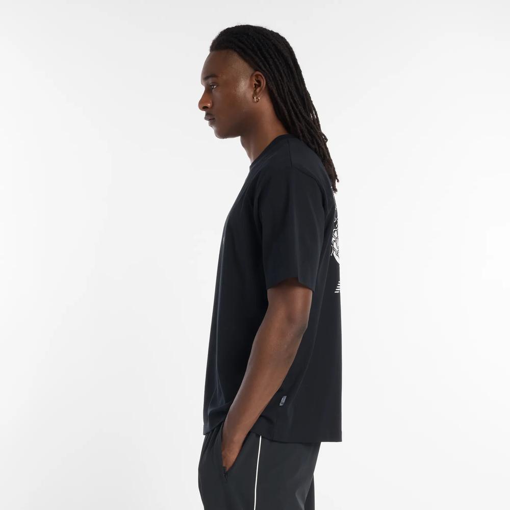 Férfi futópóló New Balance MT53610BK - fekete