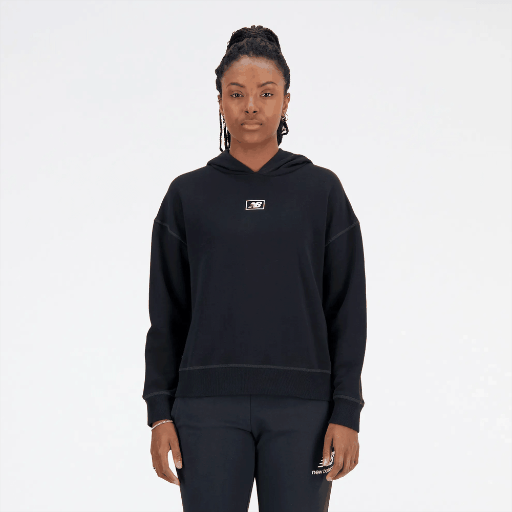 Pulóver New Balance WT33512BK - fekete