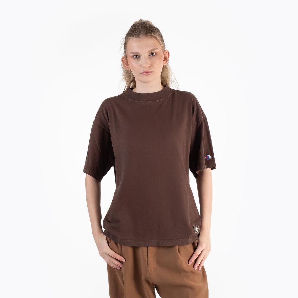 Póló Champion Crewneck 117449-MS663 - barna