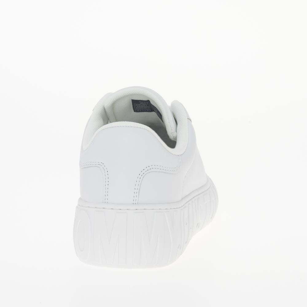 Cipő Tommy Jeans Leather Cupsole Ess EN0EN02507-YBS - fehér
