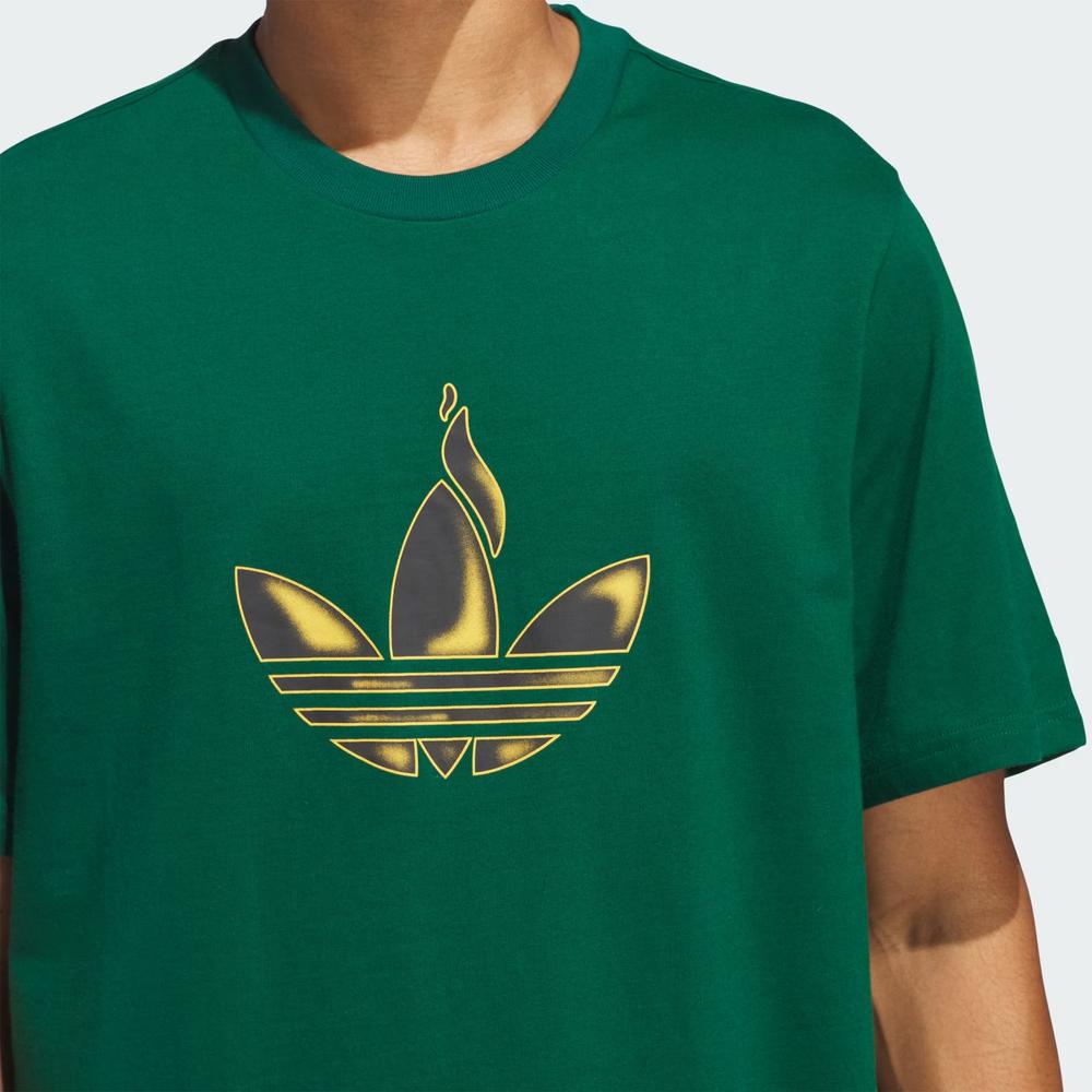 Póló adidas Originals Trefoil Torch Tee JD2833 - zöld