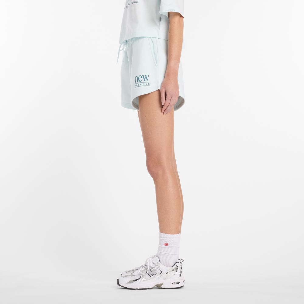 Női rövidnadrág New Balance WB61Y80AAAW - kék