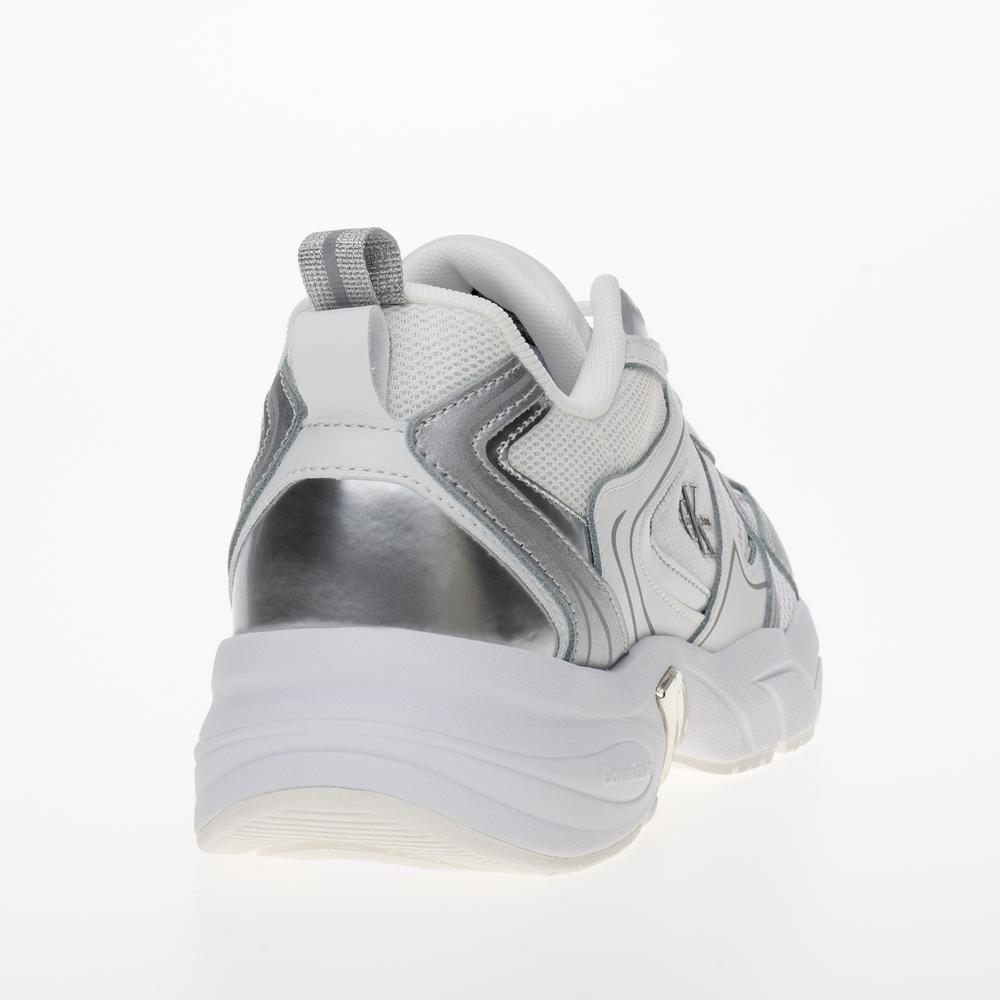 Cipő Calvin Klein Retro Tennis Low Lace MH ML MR YW0YW01381-01V - fehér