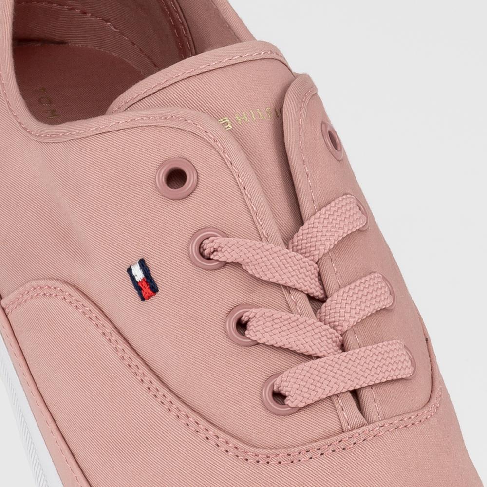Cipő Tommy Hilfiger Essential Kesha Lace FW0FW06955-TQS - rózsaszín