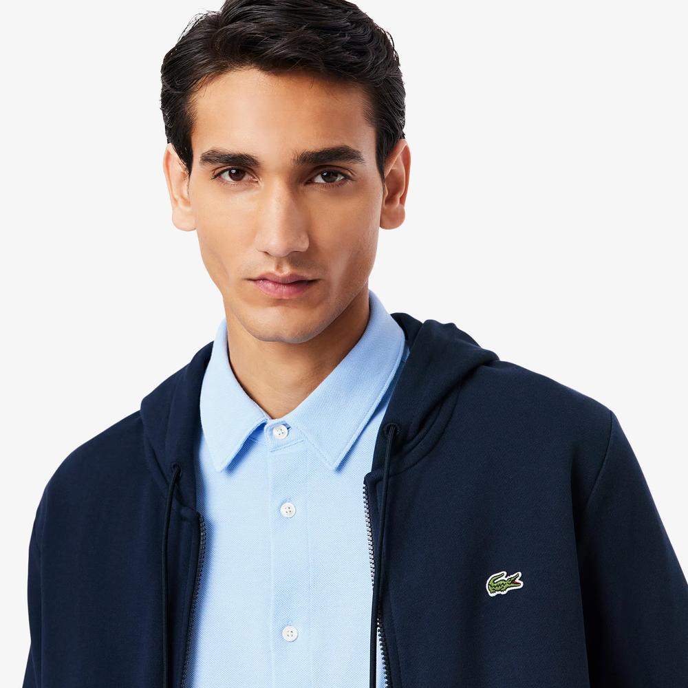 Pulóver férfi Lacoste Classic Fit SH9809-166 - sötétkék