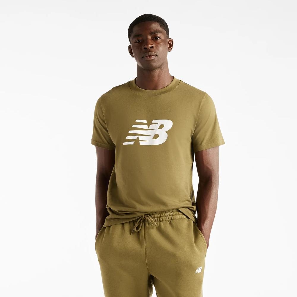 Férfi póló New Balance MT43906AAO - bézs
