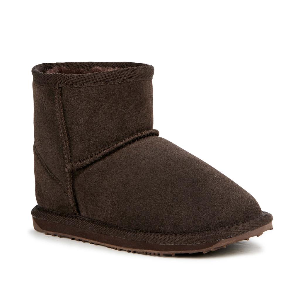 Gyerek cipő Emu Australia Wallaby Mini Teens T10103CHOC - barna