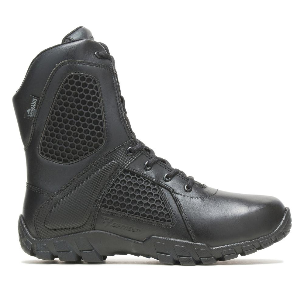 Cipő Bates Shock 8 Side Zip E7008 - fekete
