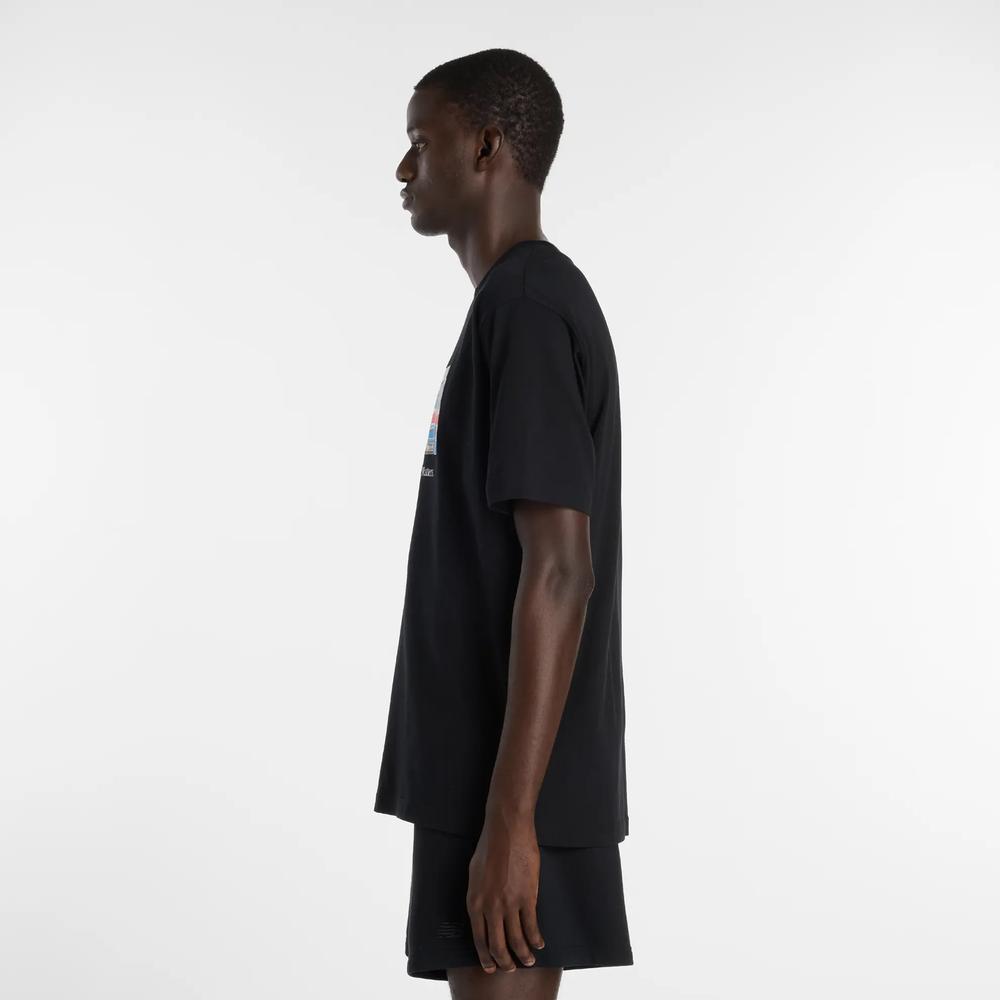 Férfi futópóló New Balance MT61H0DXBK - fekete