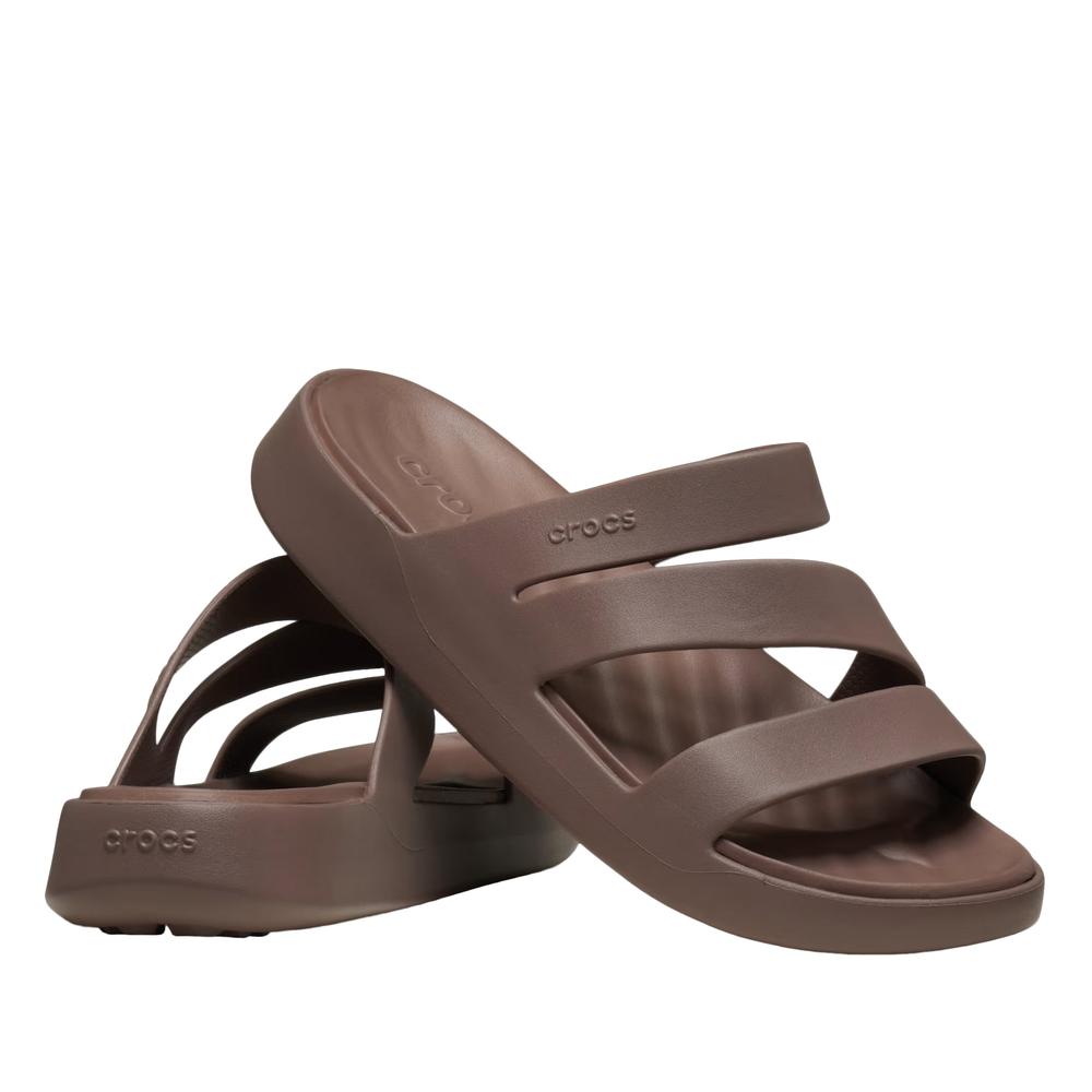 Flip Flop női Crocs Getaway Strappy 209587-0LF - barna