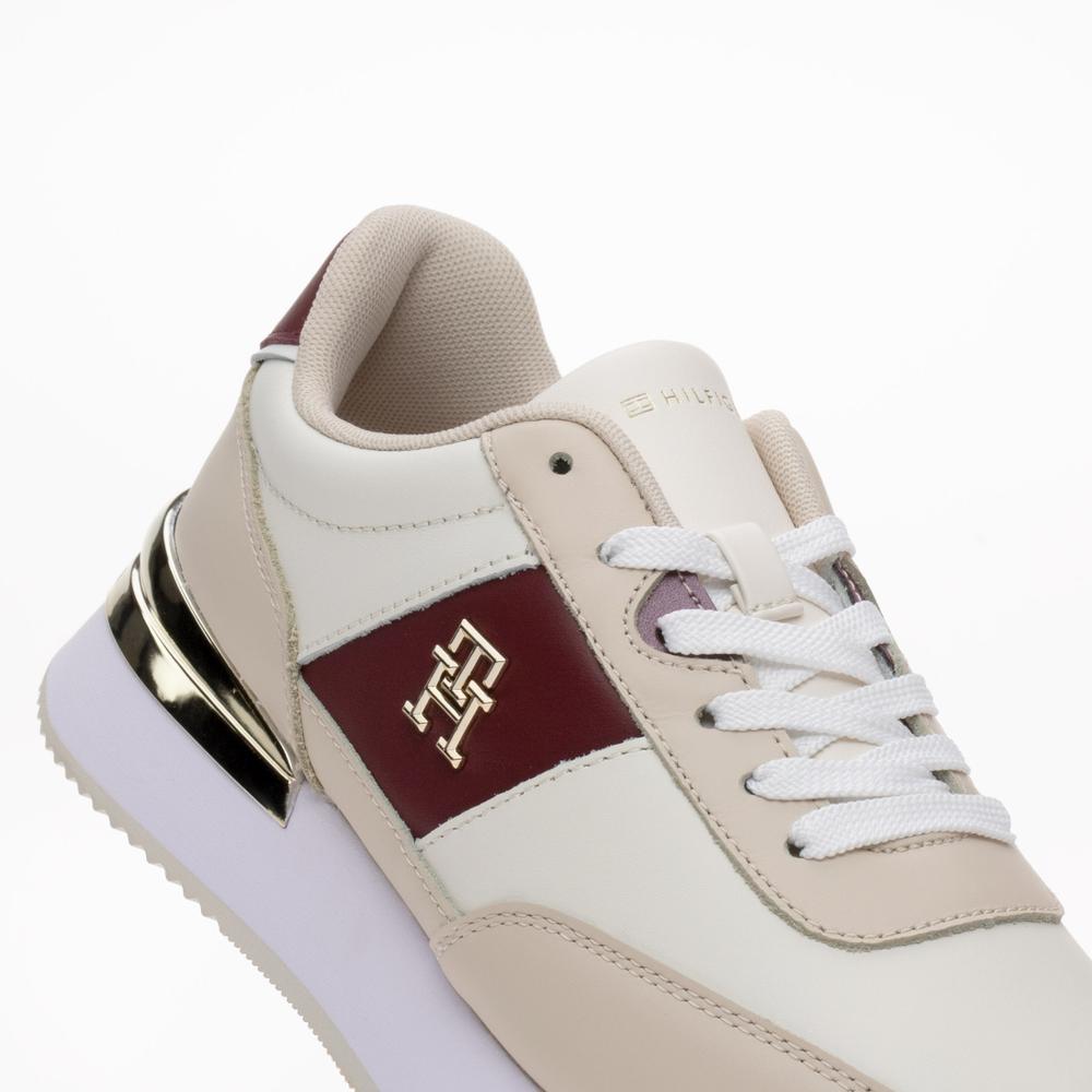 Cipő Tommy Hilfiger Elevated Feminine Runner FW0FW07306-YBH - bézs