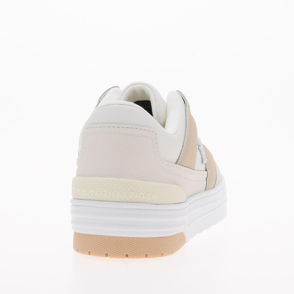 Cipő Tommy Hilfiger Th Lo Basket Sneaker FW0FW07309-YBL - bézs