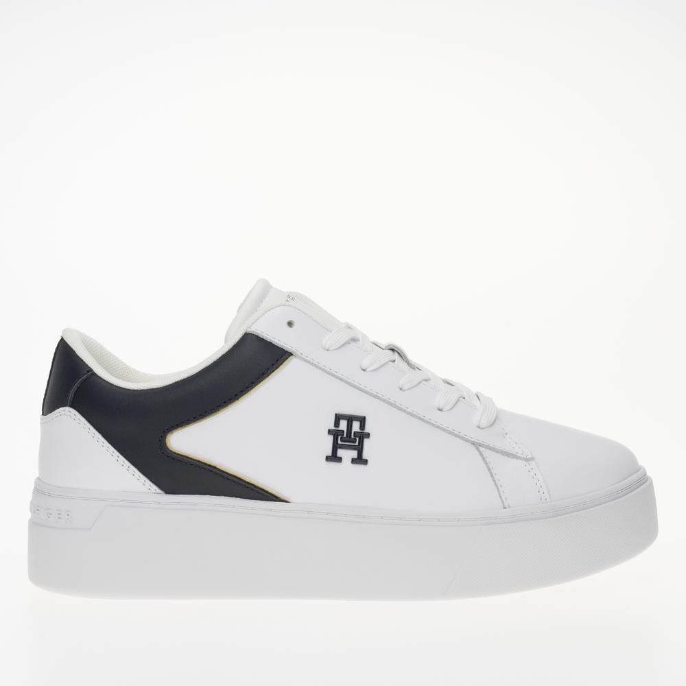 Cipő Tommy Hilfiger Platform Court FW0FW07910-0K5 - fehér