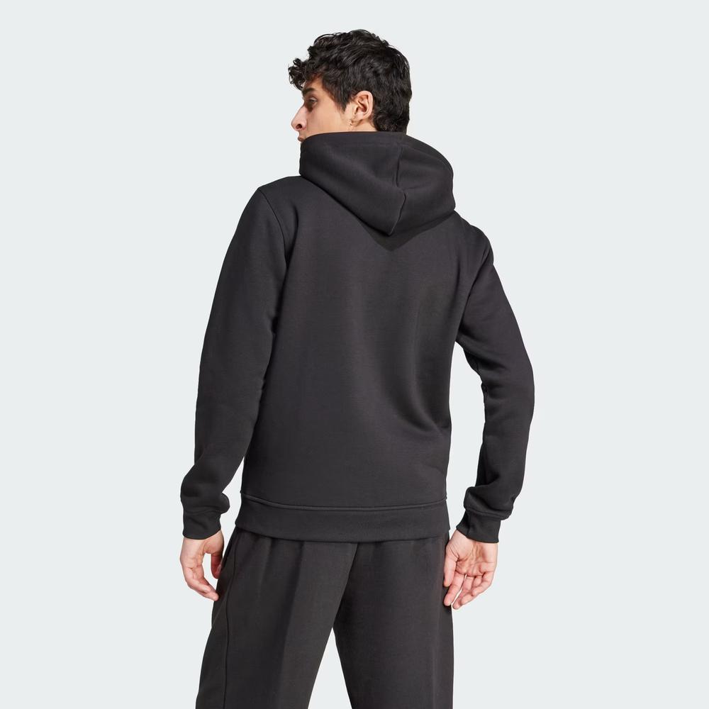 Férfi pulóver adidas Originals Trefoil Essentials Full-Zip IW5791 - fekete