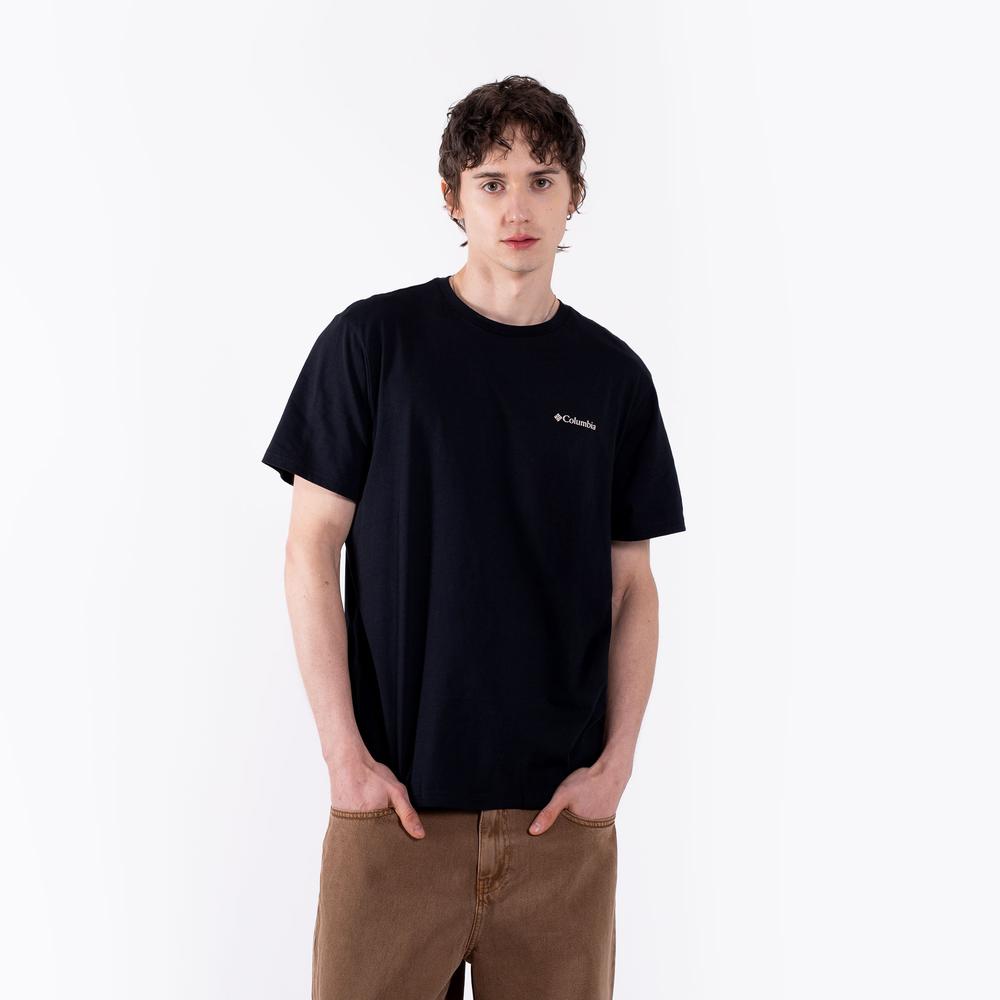 Férfi póló Columbia CSC Back Graphic 2155021013 - fekete